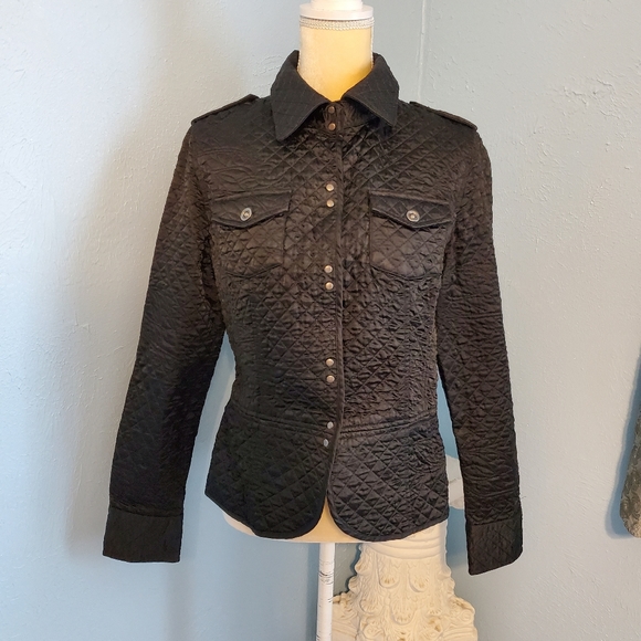I.E. Relaxed quilted Blazer jacket A62 - Picture 1 of 8